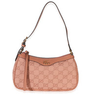 Gucci Light Pink GG Canvas Small Ophidia Shoulder Bag Handbag id