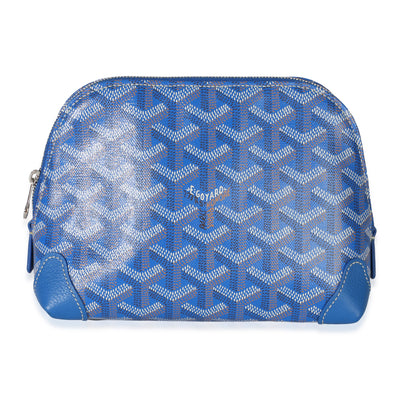 Goyard Blue ine Canvas Vendome Cosmetic Pouch Handbag id