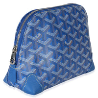 Goyard Blue ine Canvas Vendome Cosmetic Pouch Handbag 4