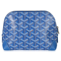 Goyard Blue ine Canvas Vendome Cosmetic Pouch Handbag 5