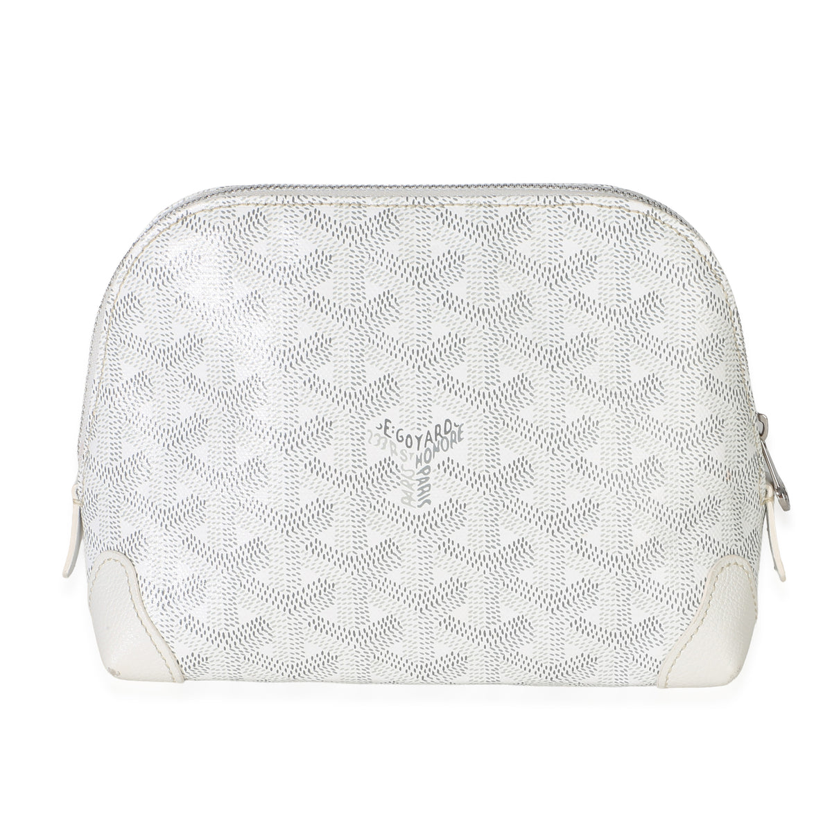 Goyard White ine Canvas Vendome Cosmetic Pouch Handbag id