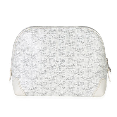 Goyard White ine Canvas Vendome Cosmetic Pouch Handbag id