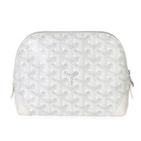 Goyard White ine Canvas Vendome Cosmetic Pouch Handbag id