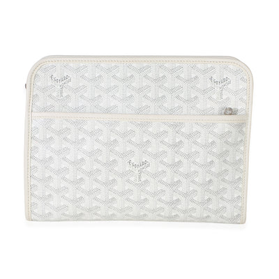 Goyard White ine Canvas Jouvence Toiletry MM Handbag id