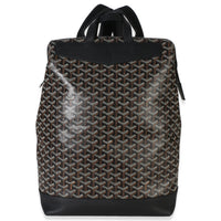 Goyard Black ine Canvas Calfskin Cisalpin Backpack Handbag id