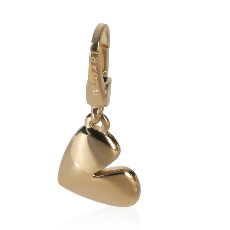BVLGARI Yellow Gold  Cuore Heart Charm fv