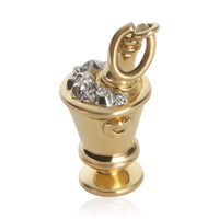 Tiffany & Co. White Gold & Yellow Gold Diamond Champagne Bottle Charm 2