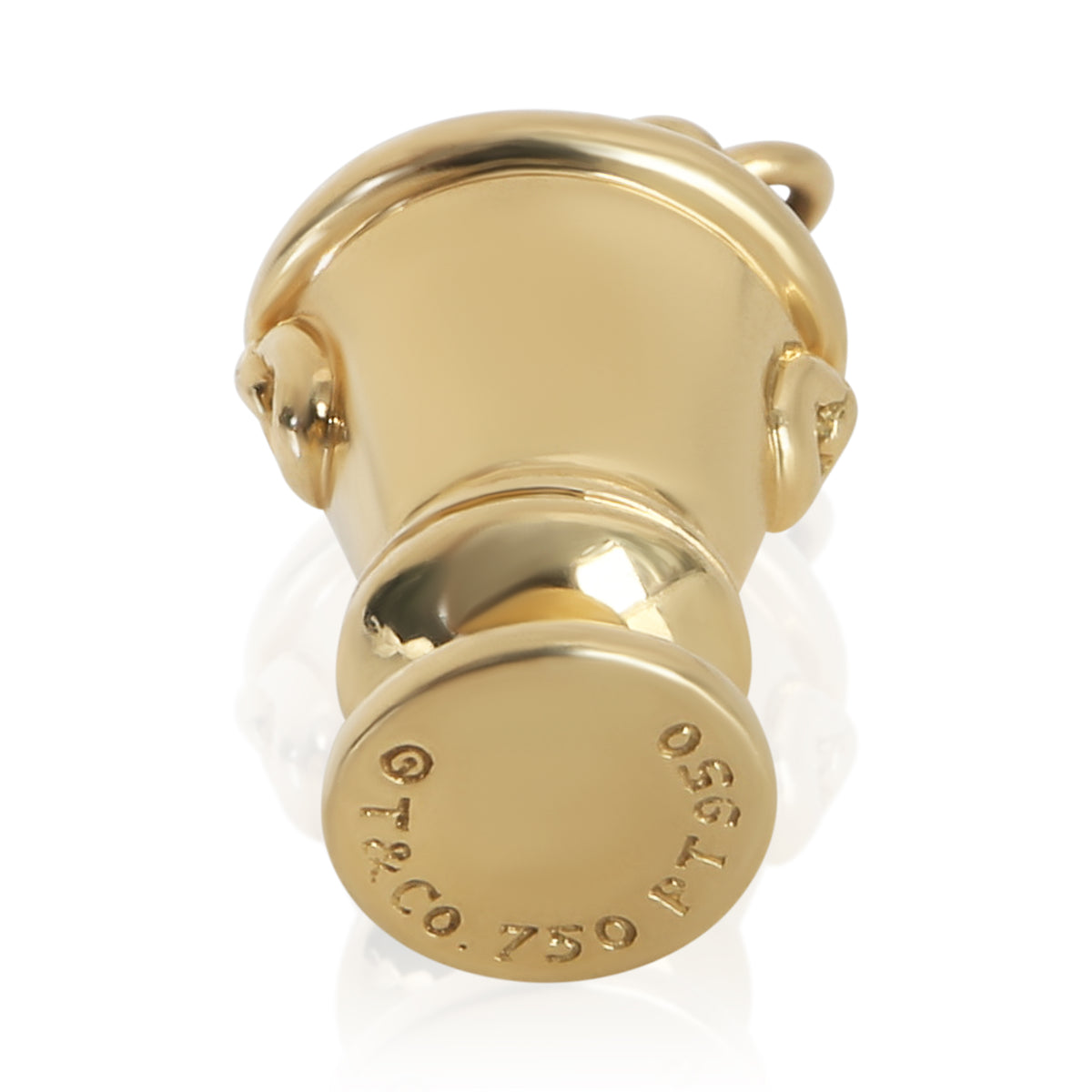 Tiffany & Co. White Gold & Yellow Gold Diamond Champagne Bottle Charm 4