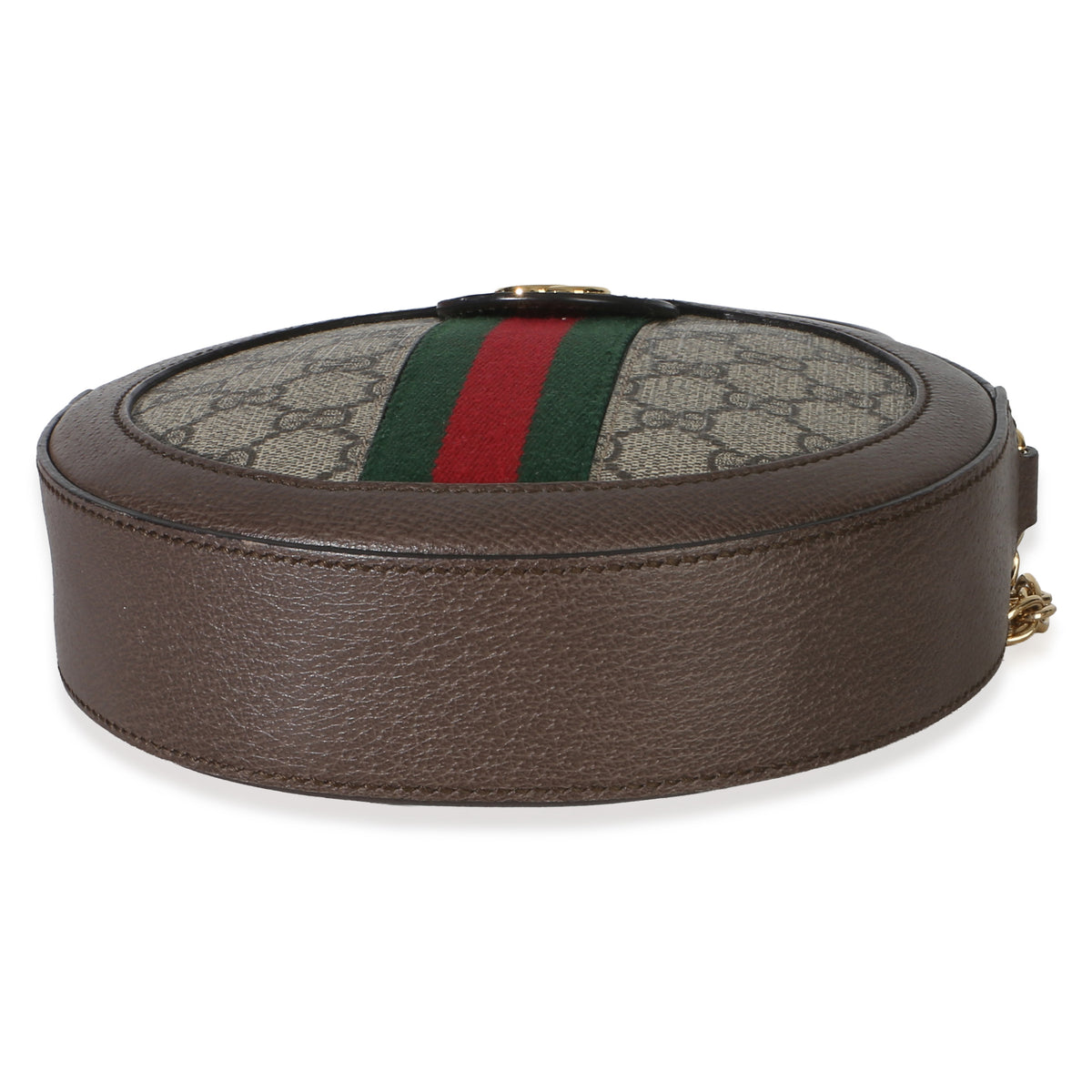 Gucci Beige GG Supreme Canvas Mini Ophidia Round Shoulder Bag Handbag 5