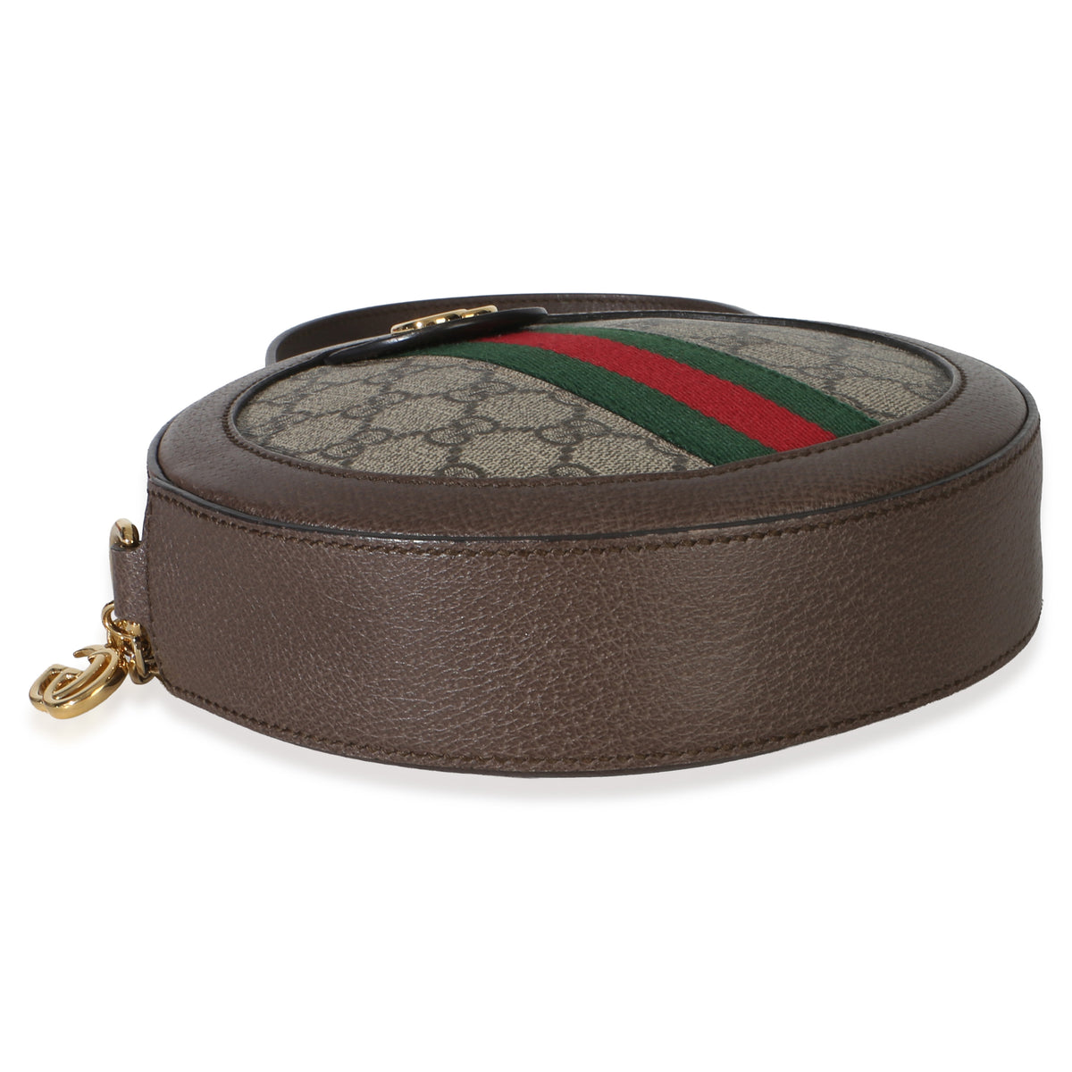 Gucci Beige GG Supreme Canvas Mini Ophidia Round Shoulder Bag Handbag 7