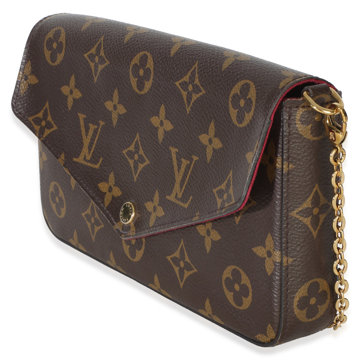 Louis Vuitton Fuchsia Monogram Canvas Felicie Pochette Handbag 2