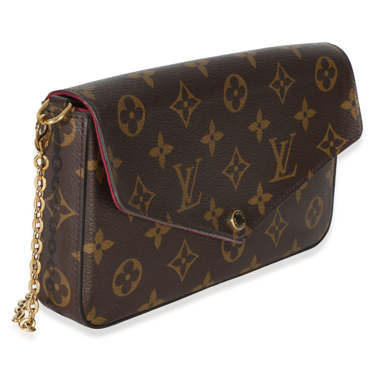 Louis Vuitton Fuchsia Monogram Canvas Felicie Pochette Handbag 3