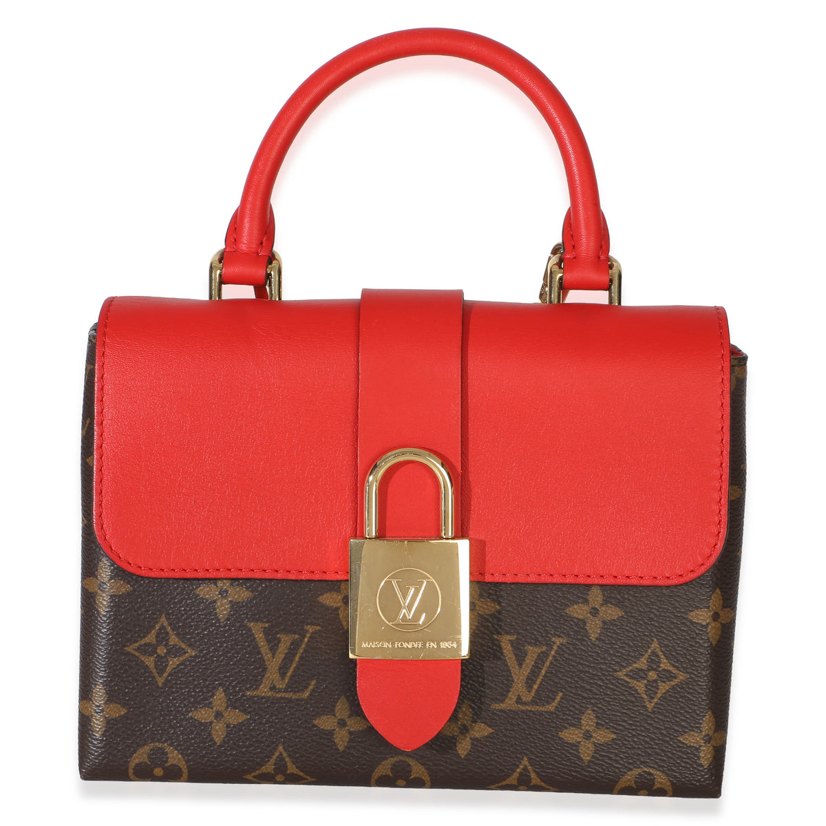 Louis Vuitton Coquelicot Monogram Canvas Locky BB Handbag 2