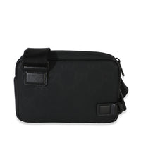 Gucci Black Rubber GG Effect Mini Slingbag Handbag 4