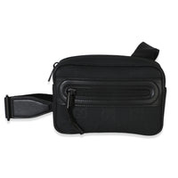 Gucci Black Rubber GG Effect Mini Slingbag Handbag fv