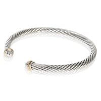 David Yurman Yellow Gold & Sterling Silver  Cable Classic Bracelet 2