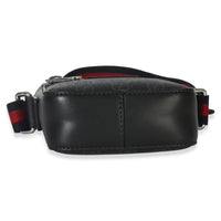 Gucci Black GG Supreme Monogram Web Appia Calfskin Web Small Camera Messenger Ba Handbag 5