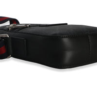 Gucci Black GG Supreme Monogram Web Appia Calfskin Web Small Camera Messenger Ba Handbag 7