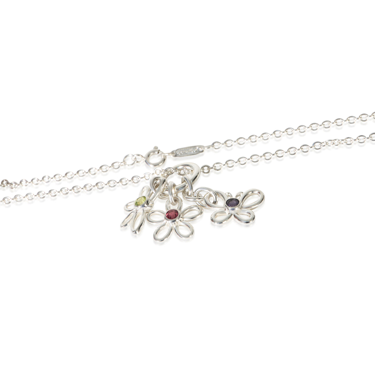 Tiffany & Co. Sterling Silver Flower, Butterfly & Dragonfly Charm Pendant 2