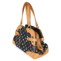 Louis Vuitton Black Multicolore Monogram Canvas Claudia Handbag 2