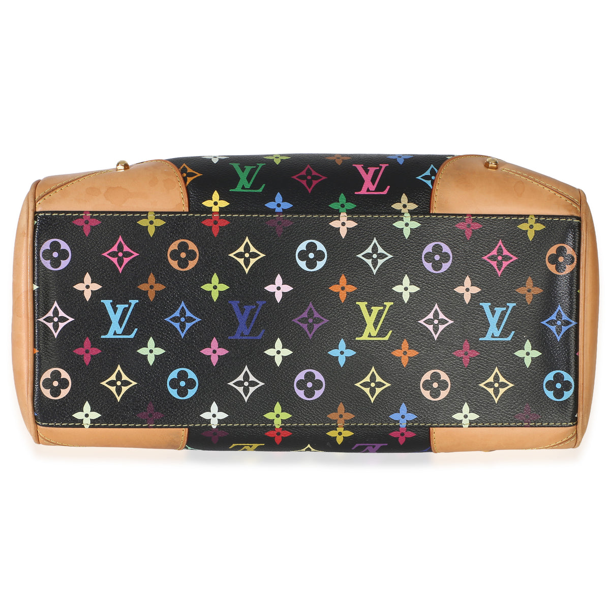 Louis Vuitton Black Multicolore Monogram Canvas Claudia Handbag 5