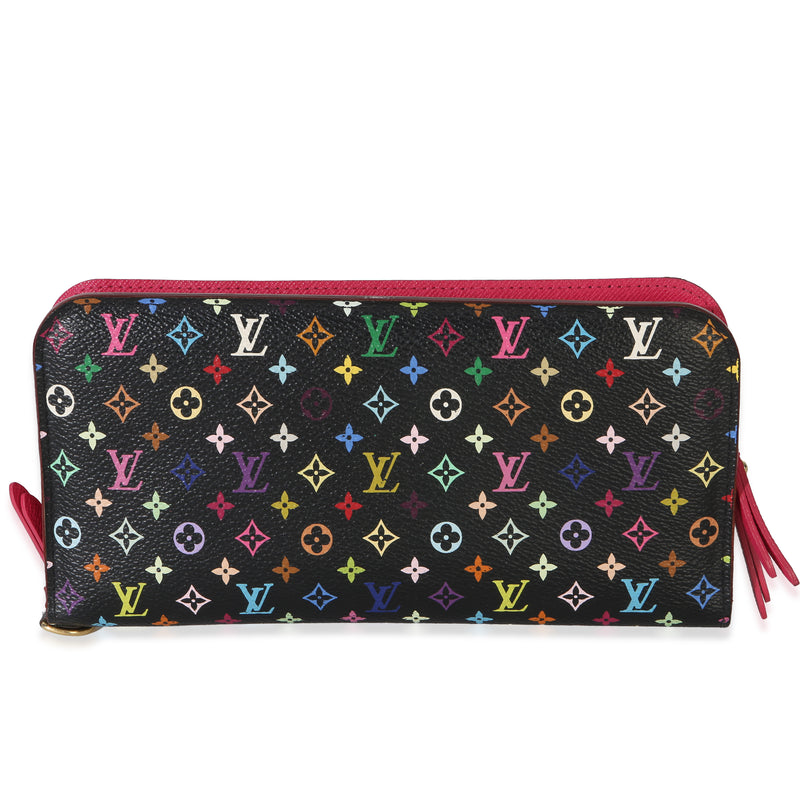 Louis Vuitton Black Multicolore Monogram Canvas Insolite Wallet Wallet id