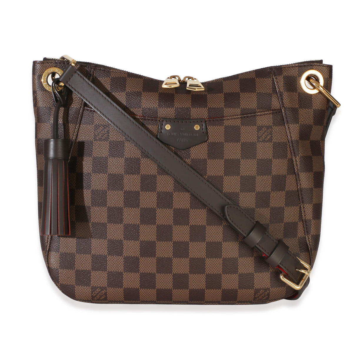 Louis Vuitton Damier Ebene Canvas South Bank Besace Handbag fv