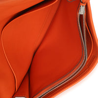 Hermès Orange Swift Jige Duo Clutch Handbag 8