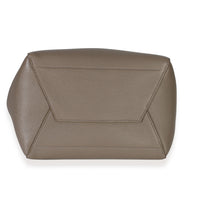 Celine Taupe Soft Grained Calfskin Medium Sangle Bucket Bag Handbag 5