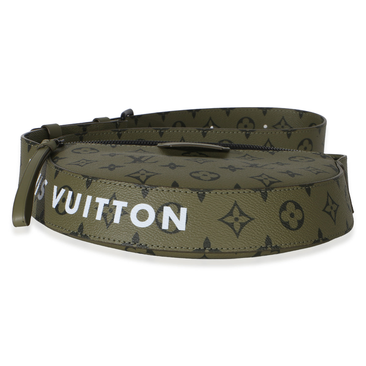 Louis Vuitton Green Khaki Monogram Canvas Moon Crossbody Bag Handbag 5