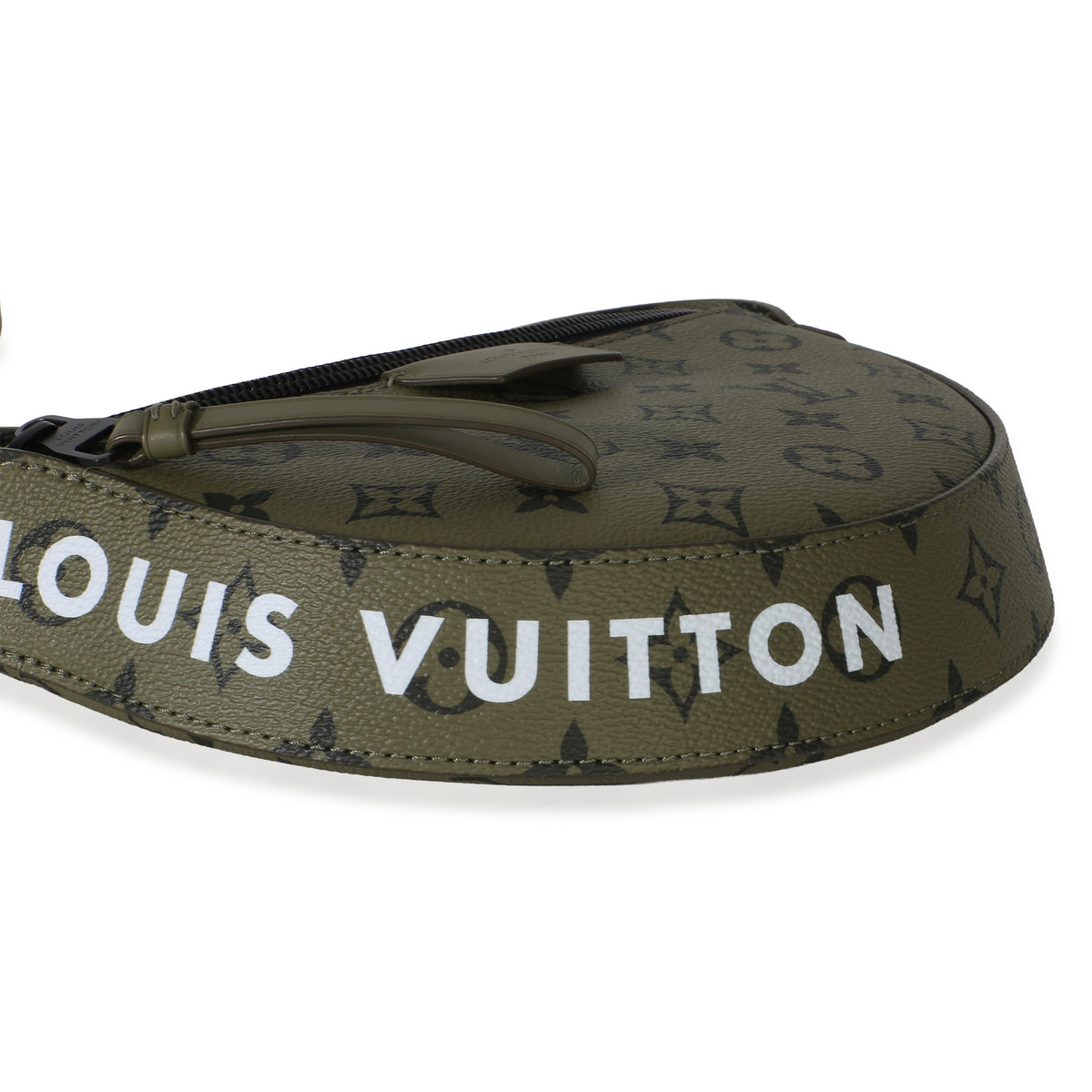Louis Vuitton Green Khaki Monogram Canvas Moon Crossbody Bag Handbag 7