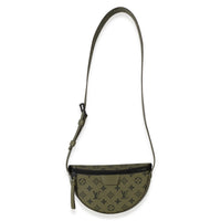 Louis Vuitton Green Khaki Monogram Canvas Moon Crossbody Bag Handbag 8