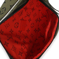 Louis Vuitton Green Khaki Monogram Canvas Moon Crossbody Bag Handbag 9