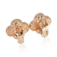 Van Cleef & Arpels Rose Gold  Vintage Alhambra Earrings 4