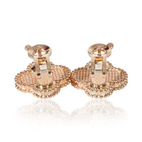 Van Cleef & Arpels Rose Gold  Vintage Alhambra Earrings 5