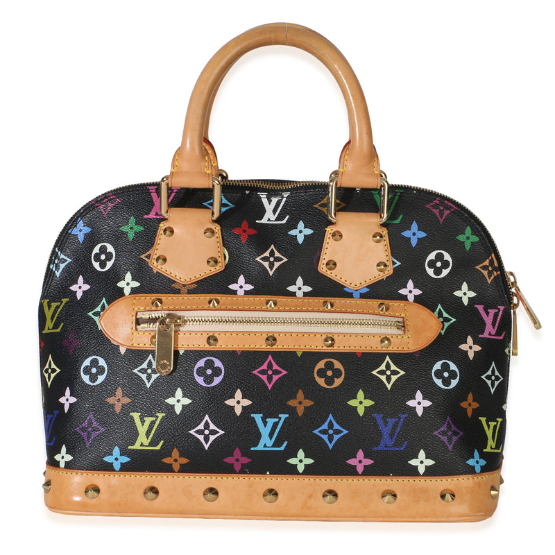 Louis Vuitton Black Multicolore Monogram Canvas Alma PM Handbag id