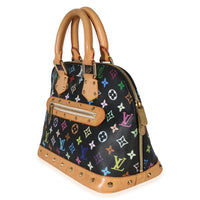 Louis Vuitton Black Multicolore Monogram Canvas Alma PM Handbag 2