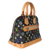 Louis Vuitton Black Multicolore Monogram Canvas Alma PM Handbag 3