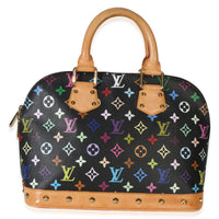 Louis Vuitton Black Multicolore Monogram Canvas Alma PM Handbag 4