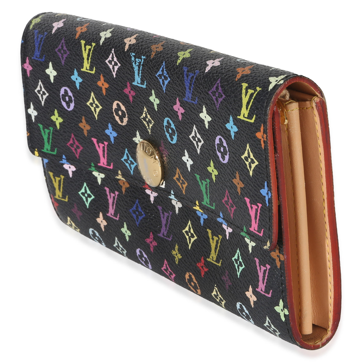 Louis Vuitton Black Multicolore Monogram Canvas Sarah Wallet Wallet 2