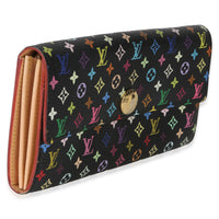 Louis Vuitton Black Multicolore Monogram Canvas Sarah Wallet Wallet 3