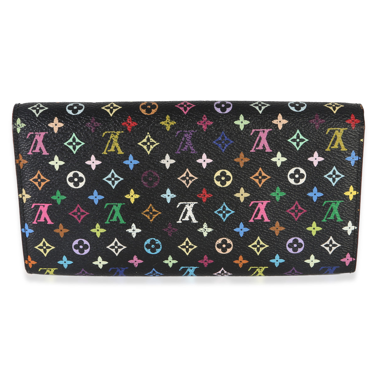 Louis Vuitton Black Multicolore Monogram Canvas Sarah Wallet Wallet 4