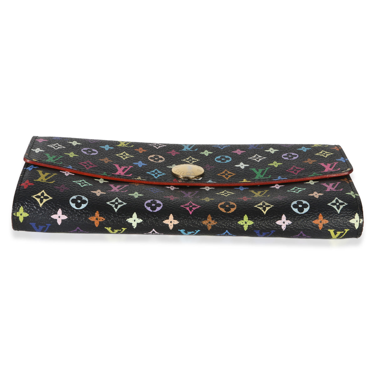 Louis Vuitton Black Multicolore Monogram Canvas Sarah Wallet Wallet 5
