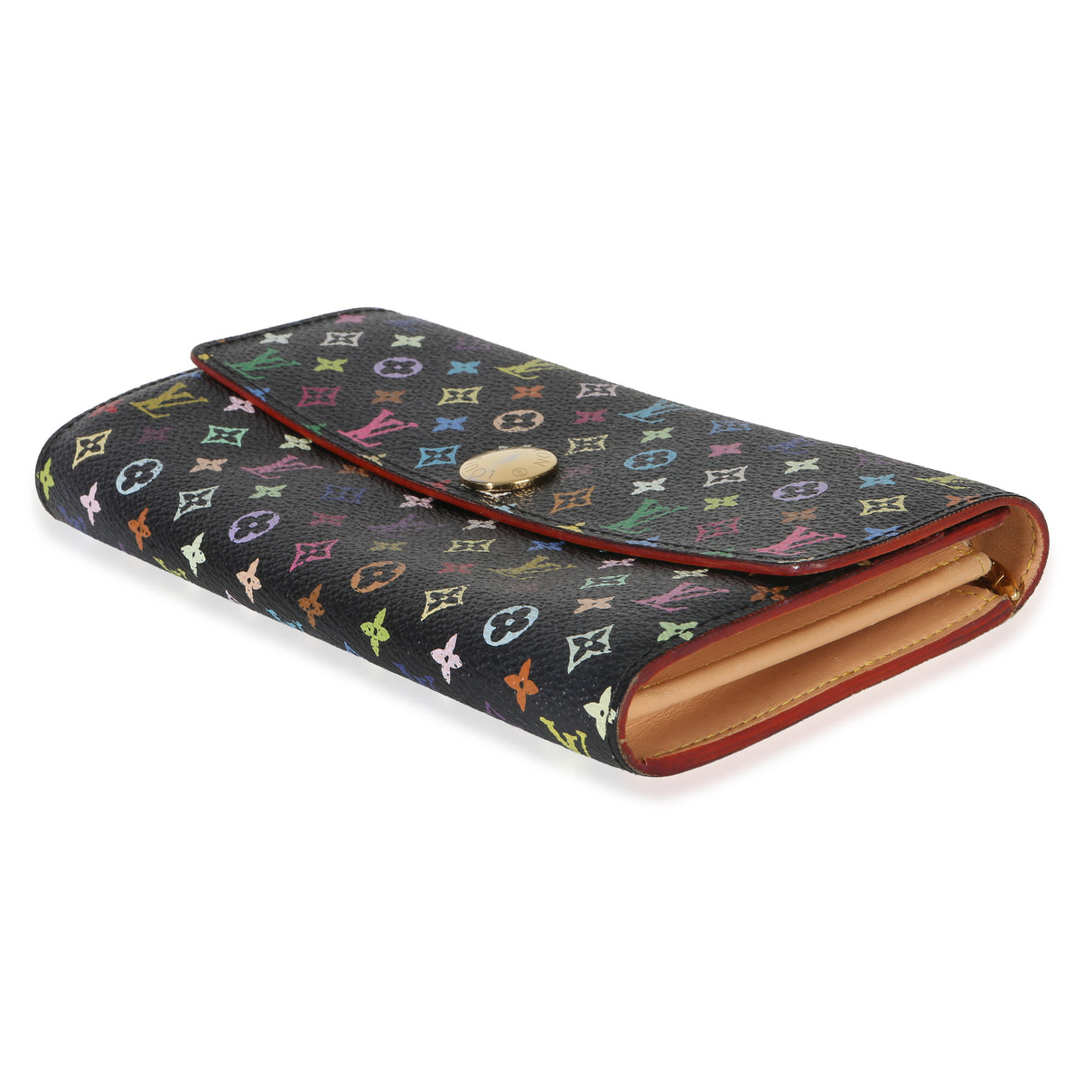 Louis Vuitton Black Multicolore Monogram Canvas Sarah Wallet Wallet 6