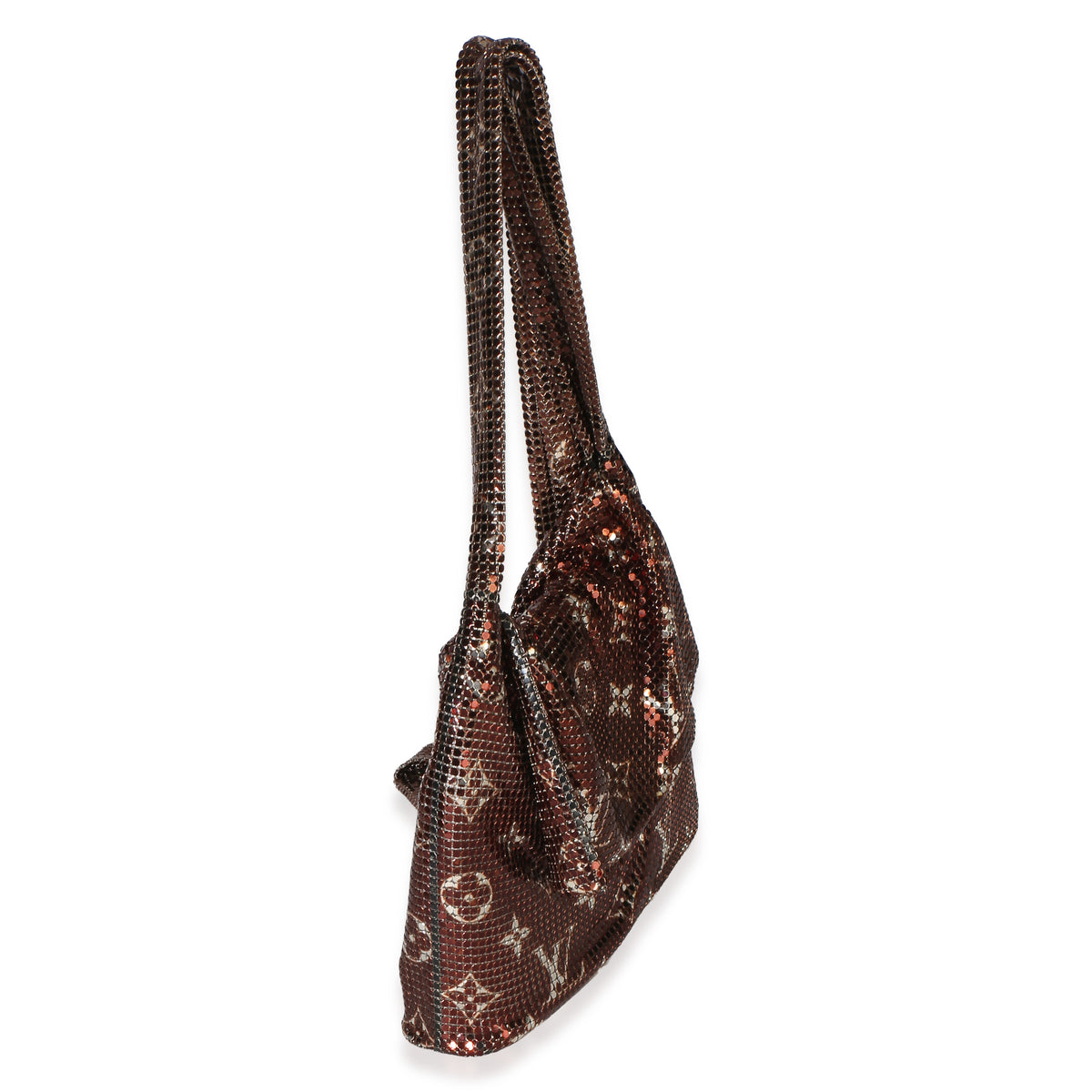 Louis Vuitton Bronze Monogram Mesh Metal Frances Handbag 3