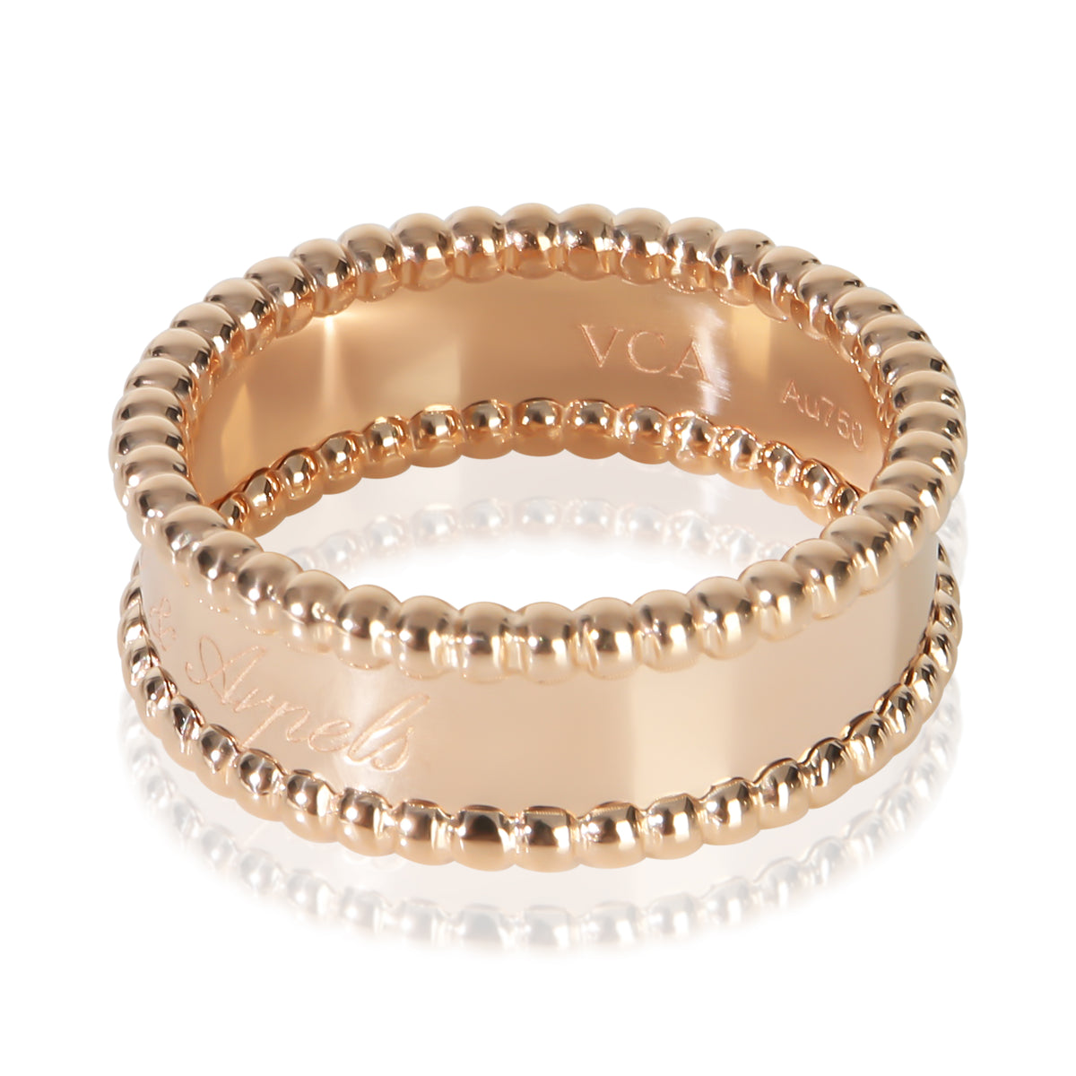 Van Cleef & Arpels Rose Gold  Perlee Signature Band 2