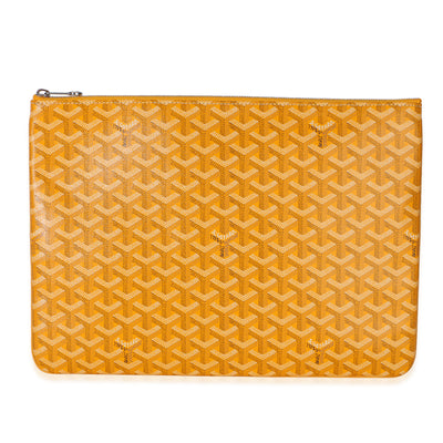 Goyard Yellow ine Canvas Senat GM Handbag id