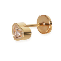 Chopard Rose Gold Diamond My Happy Hearts Single Earring 2