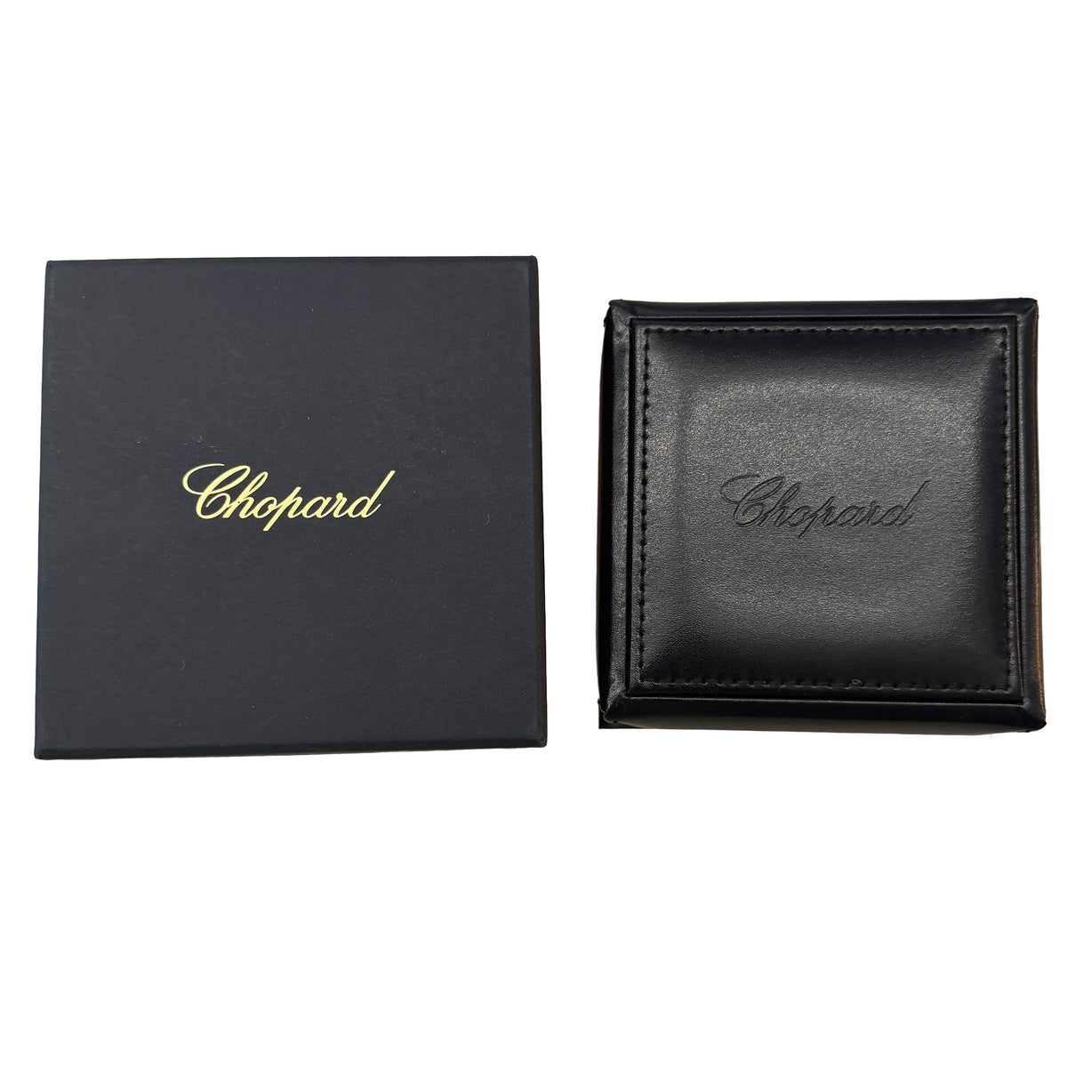 Chopard Rose Gold Diamond My Happy Hearts Single Earring box