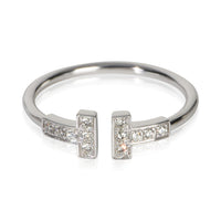 Tiffany & Co. White Gold Diamond Tiffany T Wire Ring fv
